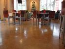 Decorative stained concrete at Aspen Summit, SE Portland